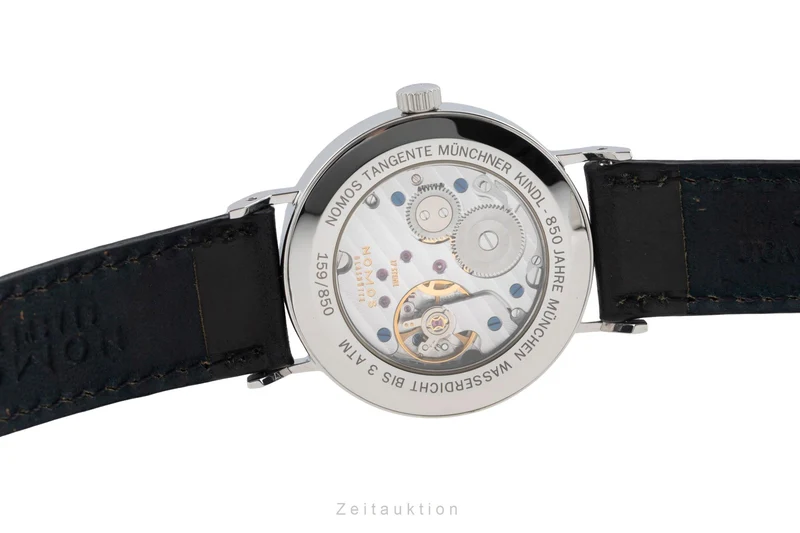 Nomos Tangente steel manual winding men's watch Limited [2600207]