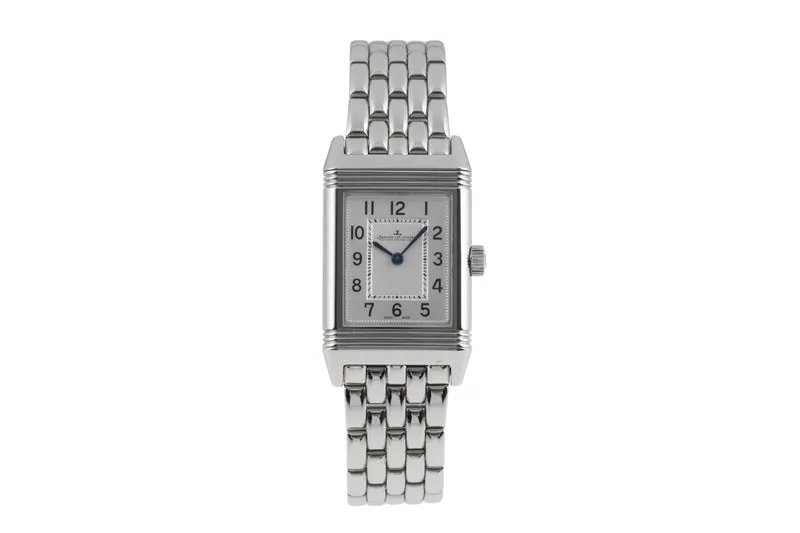 Jaeger LeCoultre Reverso steel quartz women's watch Q2618140, 221.8.47 LP: 8450EUR [2600732]
