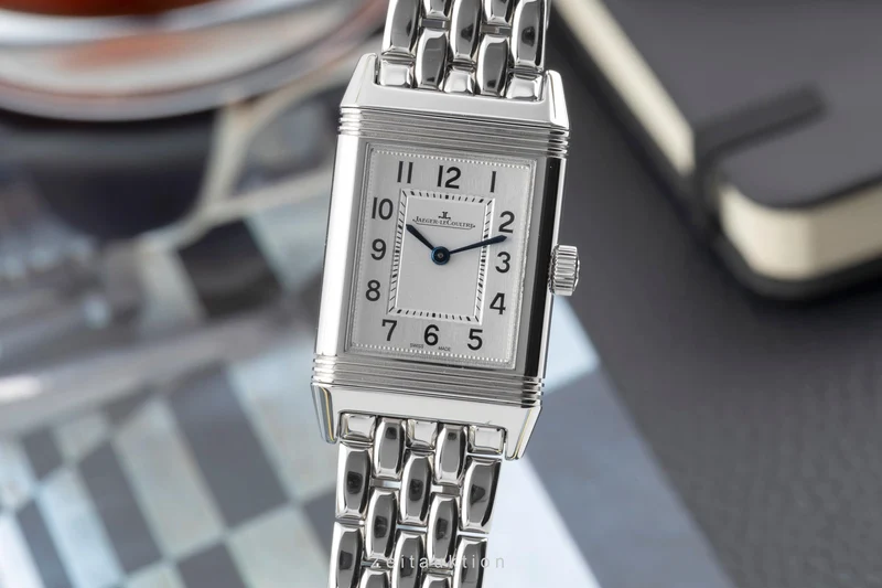 Jaeger LeCoultre Reverso steel quartz women's watch Q2618140, 221.8.47 LP: 8450EUR [2600732]