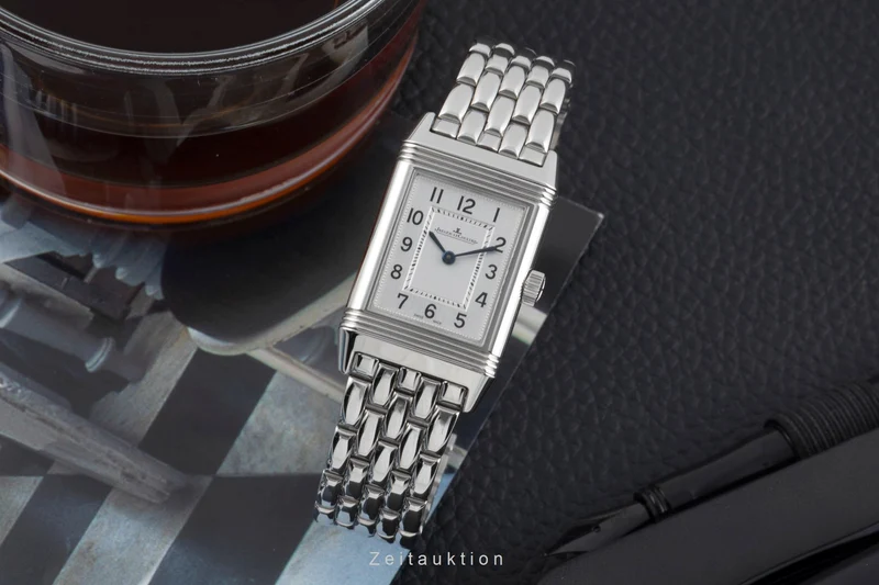 Jaeger LeCoultre Reverso steel quartz women's watch Q2618140, 221.8.47 LP: 8450EUR [2600732]