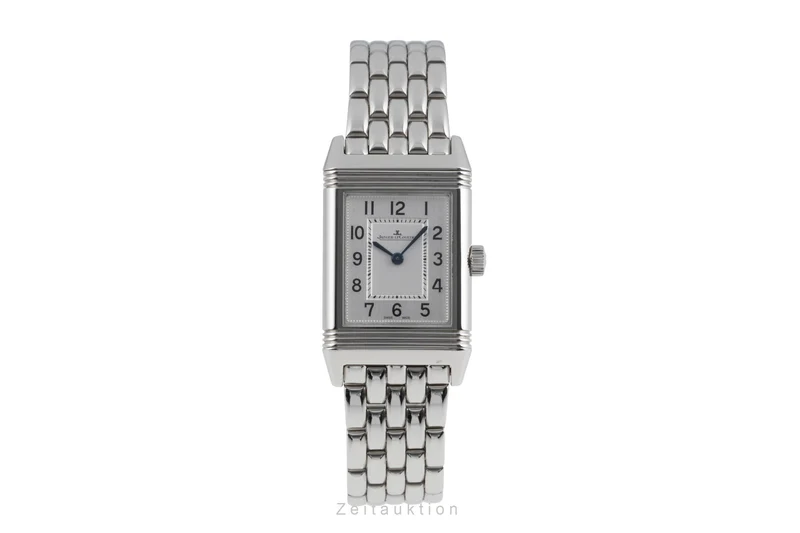 Jaeger LeCoultre Reverso steel quartz women's watch Q2618140, 221.8.47 LP: 8450EUR [2600732]