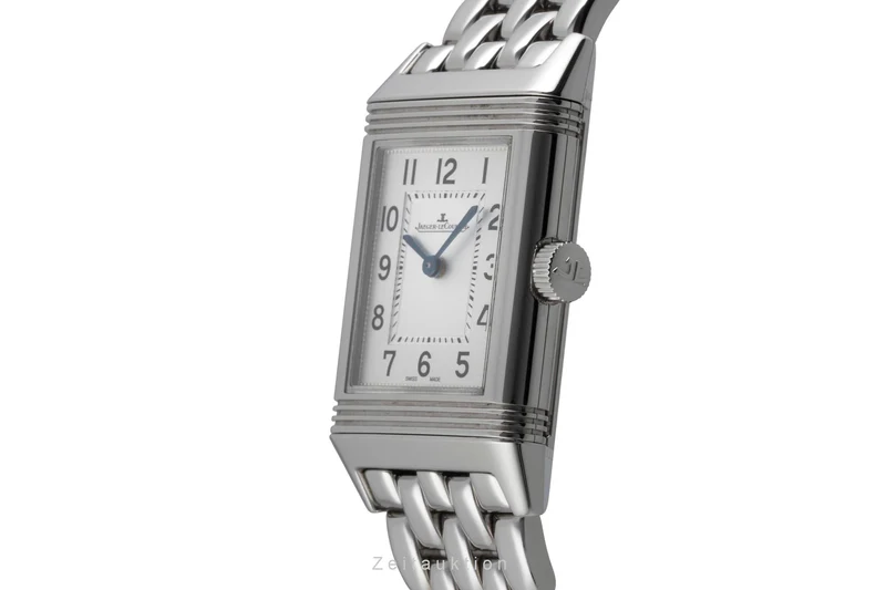 Jaeger LeCoultre Reverso steel quartz women's watch Q2618140, 221.8.47 LP: 8450EUR [2600732]