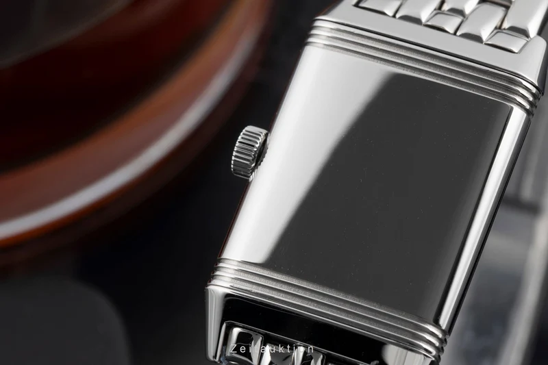 Jaeger LeCoultre Reverso steel quartz women's watch Q2618140, 221.8.47 LP: 8450EUR [2600732]