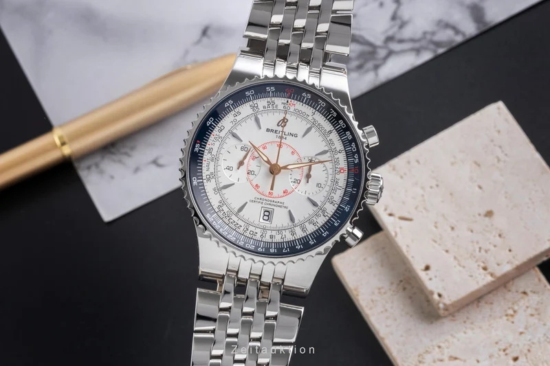 Breitling Montbrillant chronograph steel automatic men's watch A23340 [2600669]