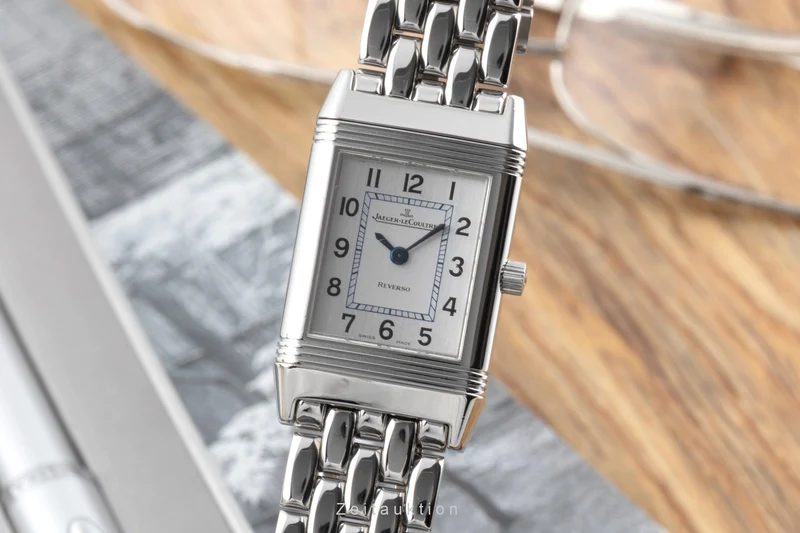 Jaeger LeCoultre Reverso steel quartz women's watch Q2618420, 260.8.08 LP: 6800EUR [2600328]