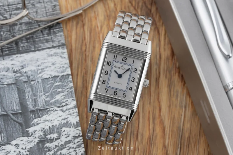 Jaeger LeCoultre Reverso steel quartz women's watch Q2618420, 260.8.08 LP: 6800EUR [2600328]