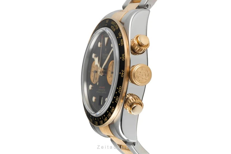 Tudor Black Bay chronograph steel / gold automatic men's watch M79363N-0001 LP: 9590EUR [2600175]