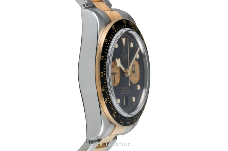 Tudor Black Bay chronograph steel / gold automatic men's watch M79363N-0001 LP: 9590EUR [2600175]