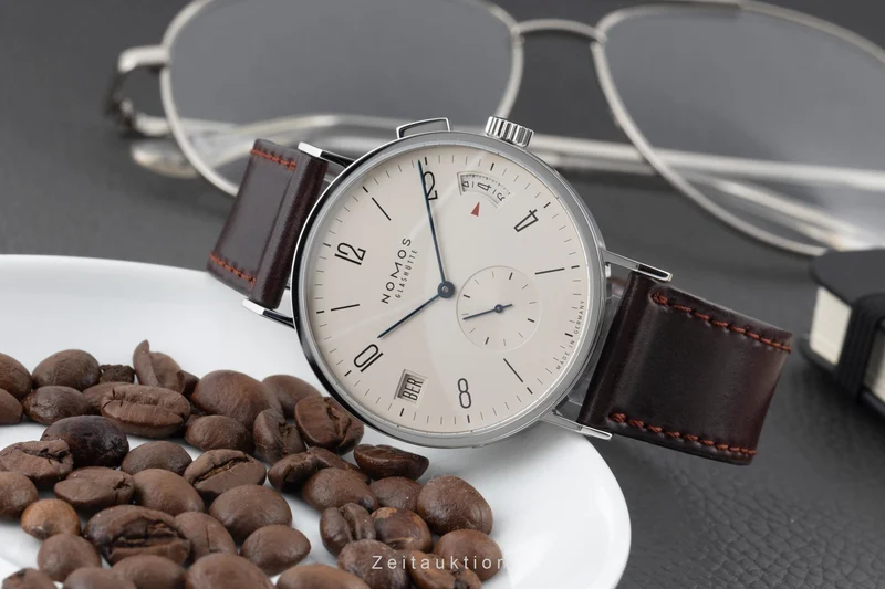 Nomos Tangomat steel automatic men's watch 635 LP: 4040EUR [2600234]