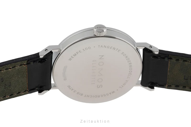 Nomos Tangente steel manual winding men's watch Limited [2600181]