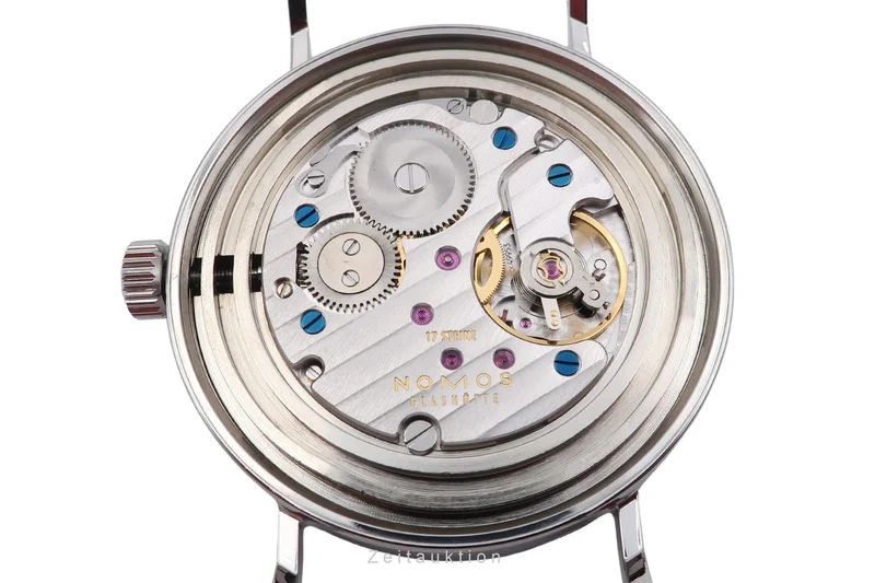 Nomos Tangente steel manual winding men's watch Limited [2600181]