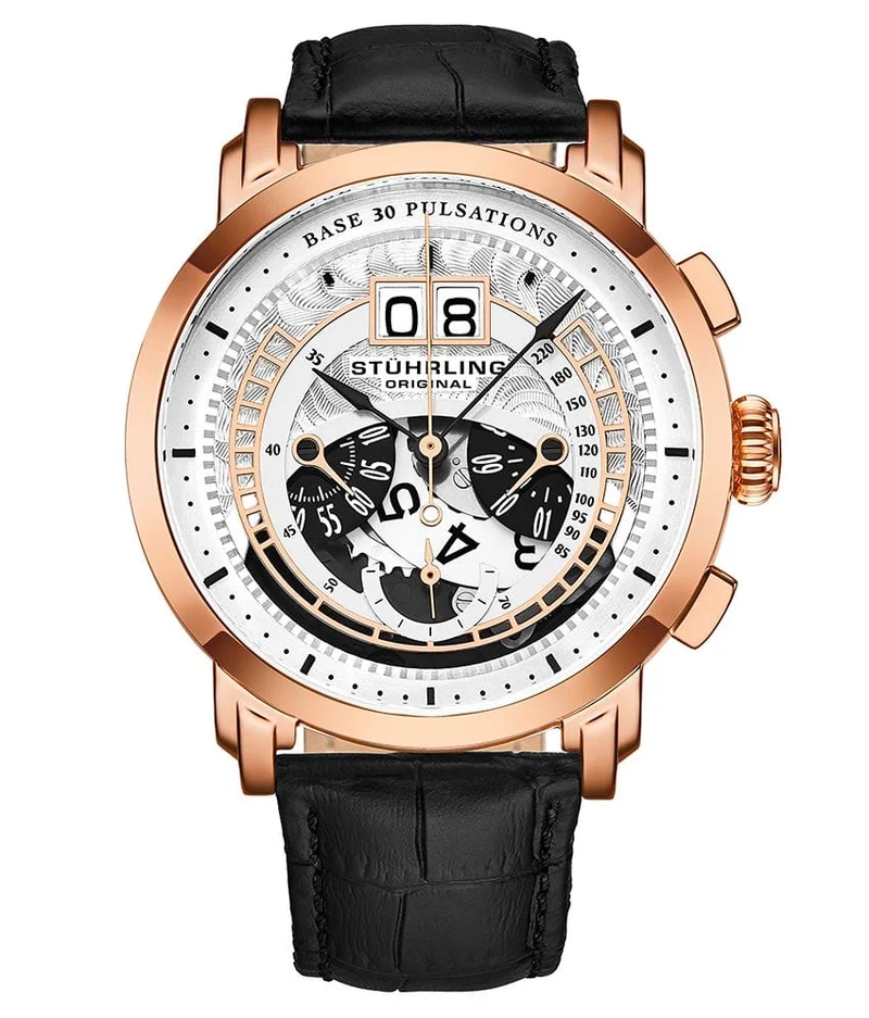 Stührling Imperia 928 Quartz 44mm Chronograph