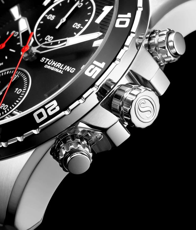 Stührling Concorso 3957 Quartz 40mm Chronograph