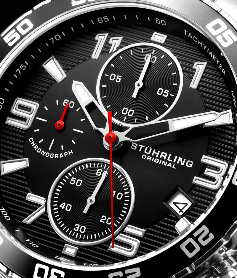 Stührling Concorso 3957 Quartz 40mm Chronograph