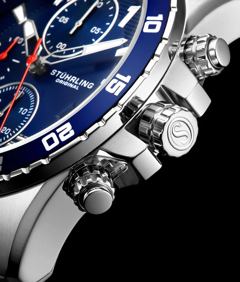 Stührling Concorso 3957 Quartz 40mm Chronograph