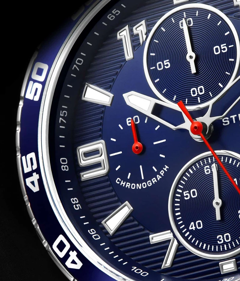 Stührling Concorso 3957 Quartz 40mm Chronograph