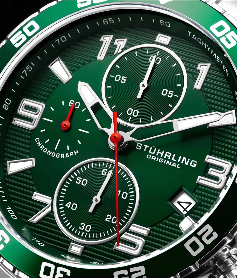 Stührling Concorso 3957 Quartz 40mm Chronograph