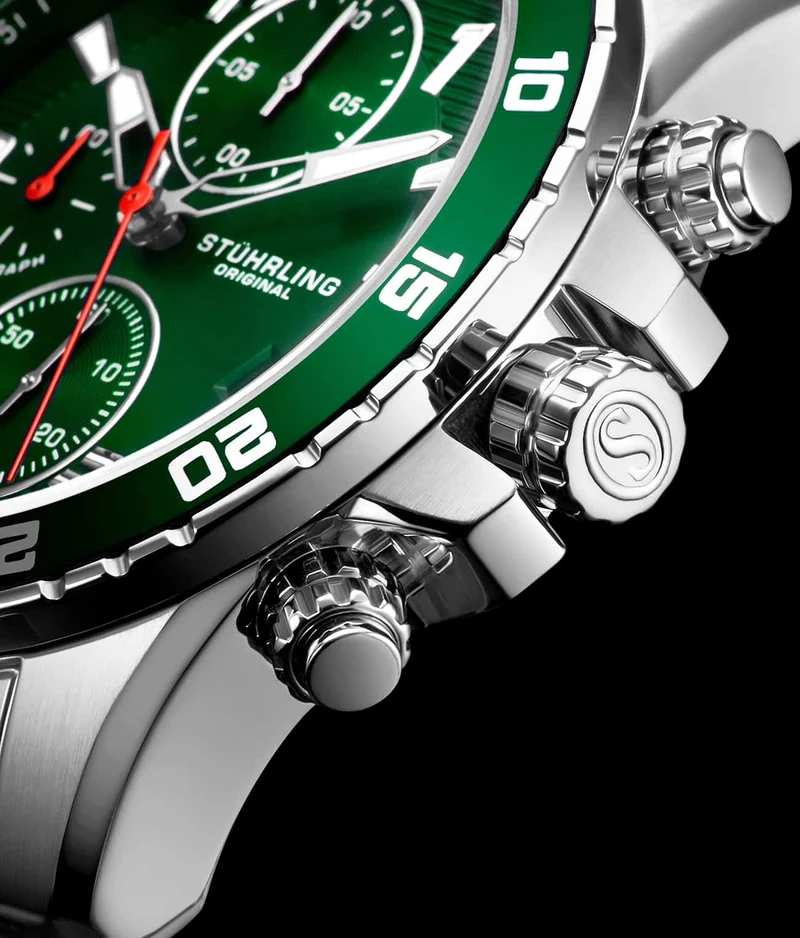 Stührling Concorso 3957 Quartz 40mm Chronograph