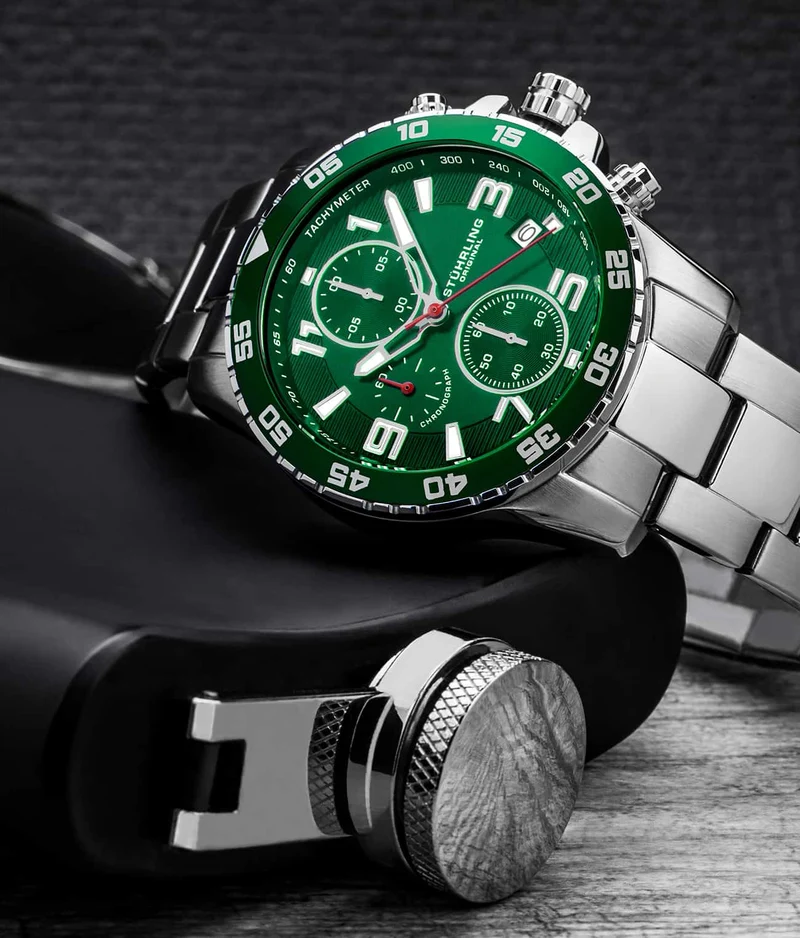 Stührling Concorso 3957 Quartz 40mm Chronograph