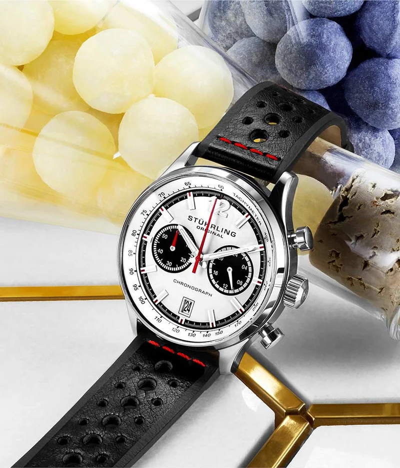 Stührling Monaco 933 Quartz 44mm Chronograph