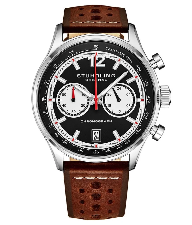 Stührling Monaco 933 Quartz 44mm Chronograph
