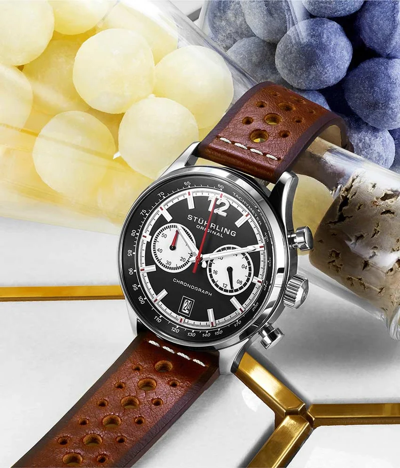 Stührling Monaco 933 Quartz 44mm Chronograph