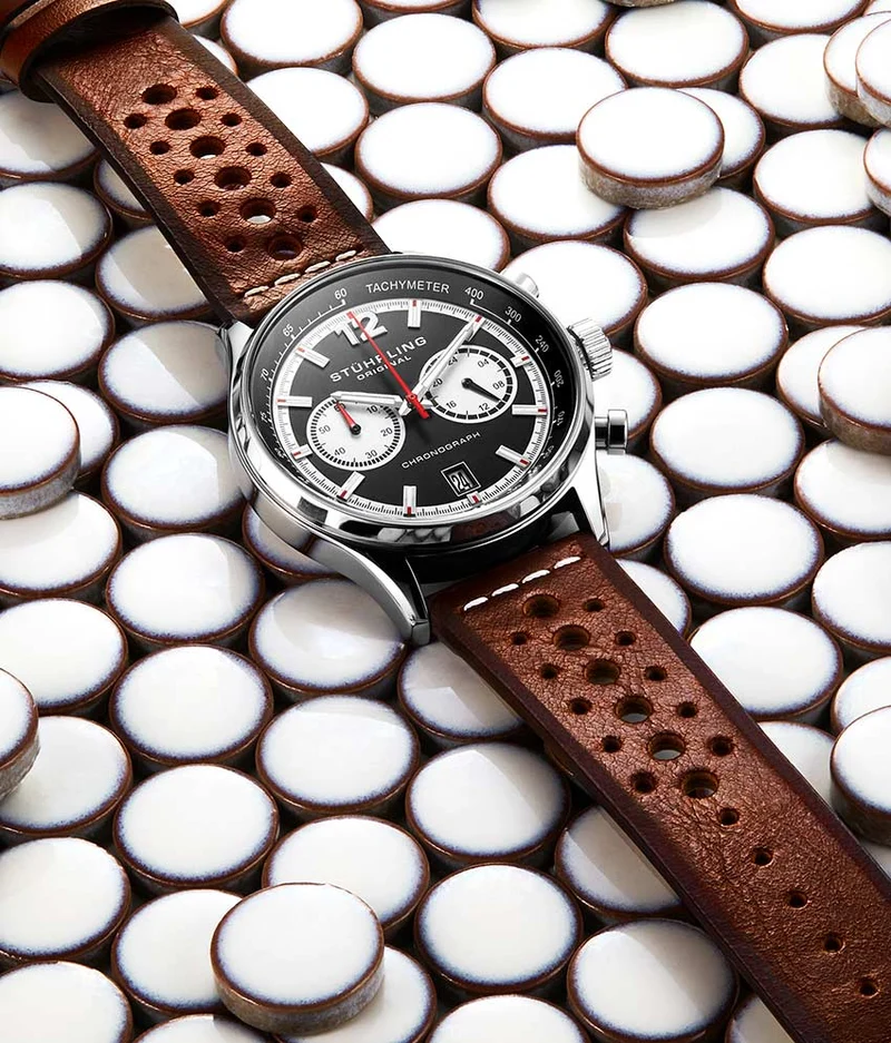 Stührling Monaco 933 Quartz 44mm Chronograph