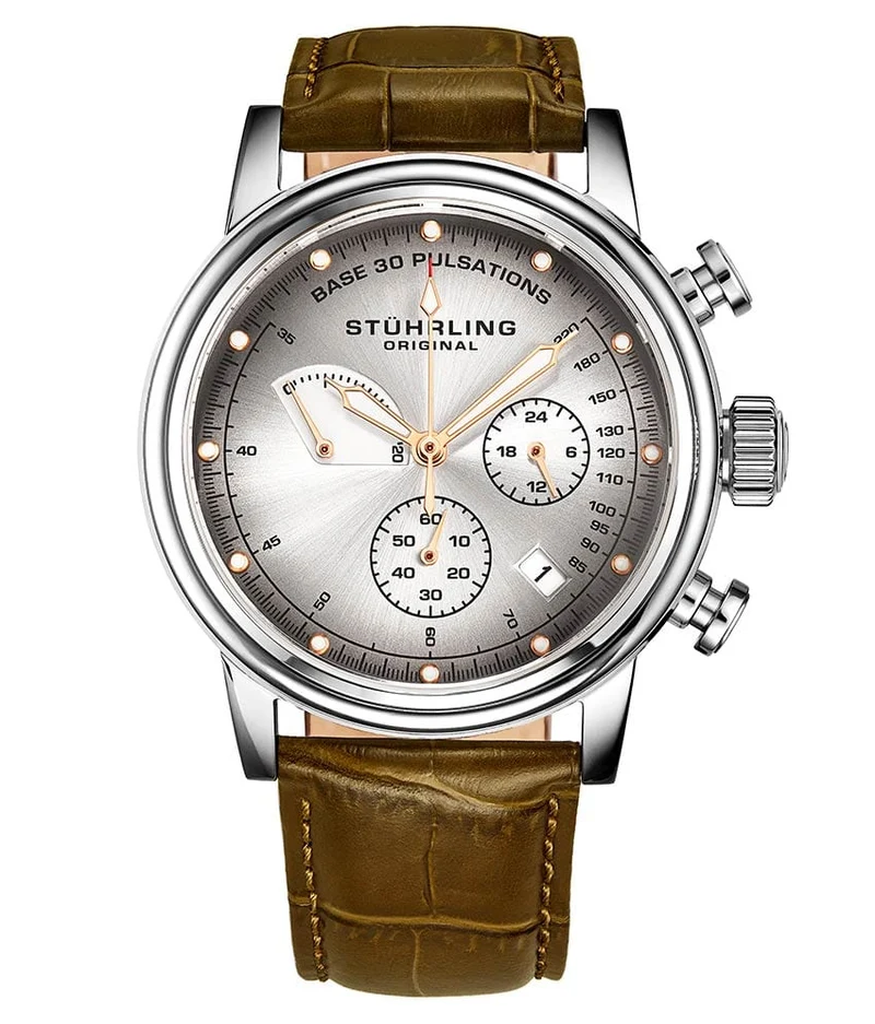Stührling ChronoPulse 895 Quartz 42mm Chronograph