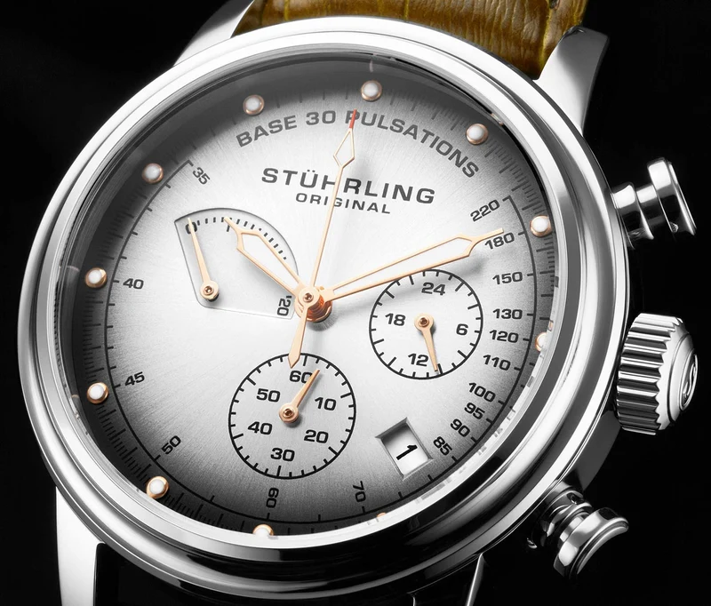 Stührling ChronoPulse 895 Quartz 42mm Chronograph