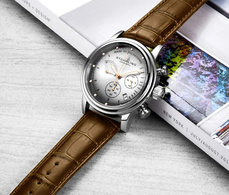 Stührling ChronoPulse 895 Quartz 42mm Chronograph
