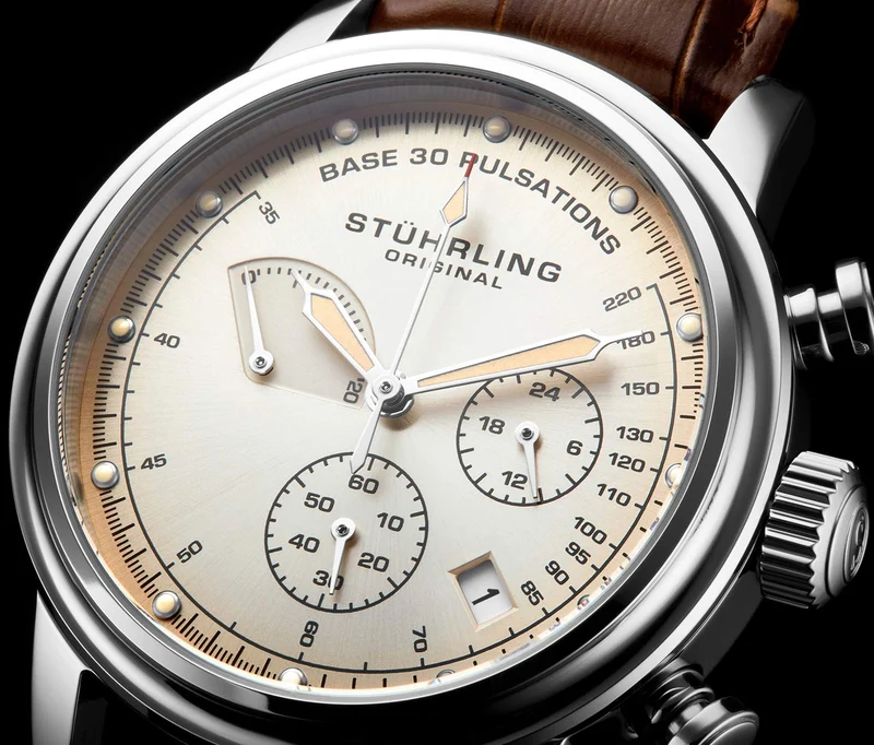 Stührling ChronoPulse 895 Quartz 42mm Chronograph