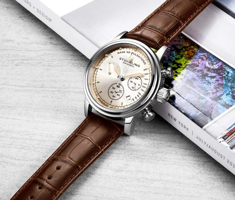 Stührling ChronoPulse 895 Quartz 42mm Chronograph