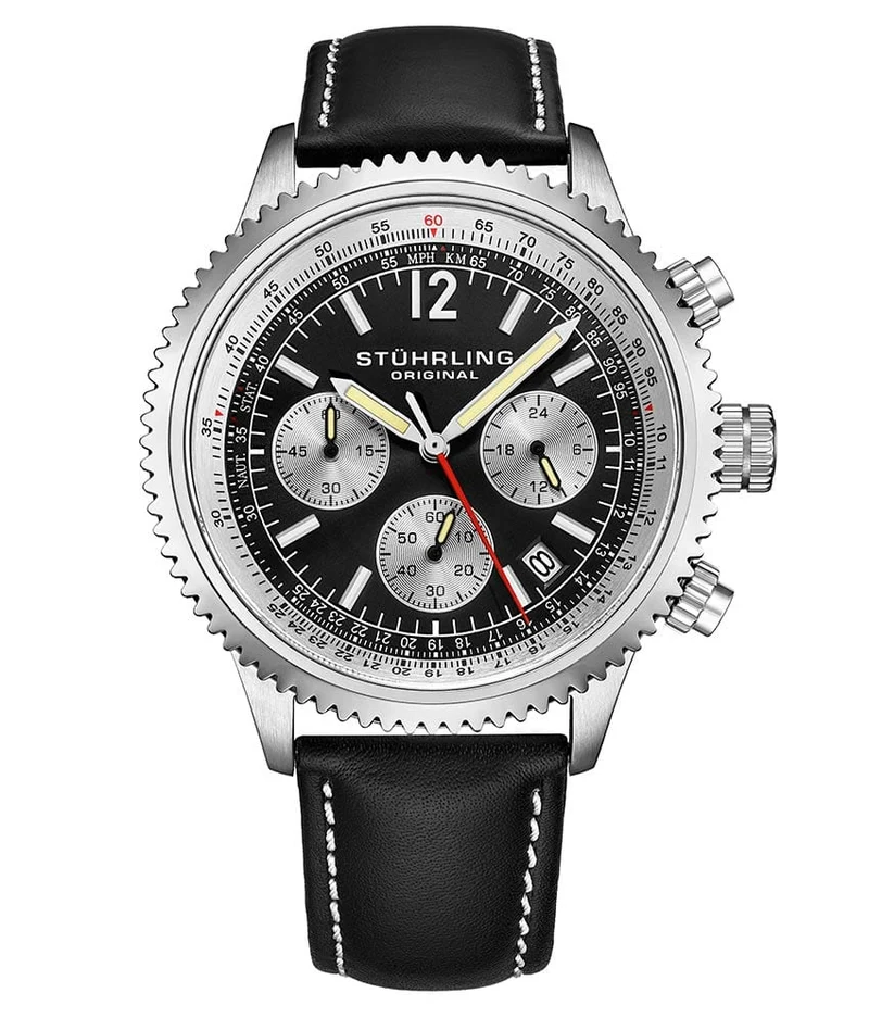 Stührling Monaco 669 Quartz 42mm Chronograph