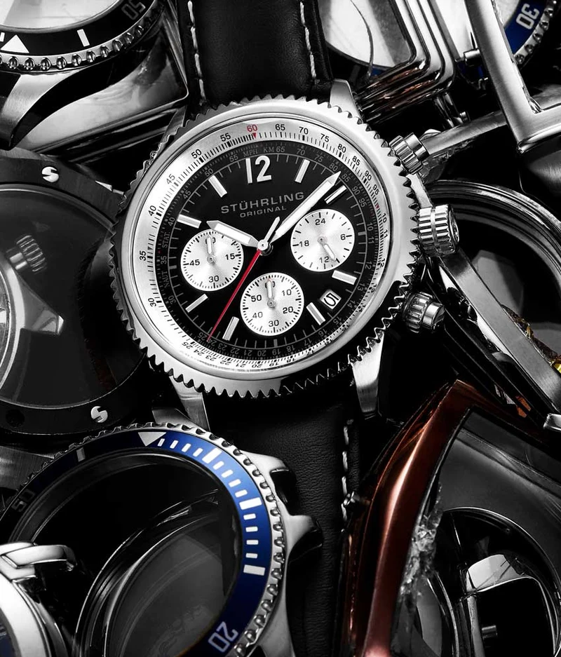 Stührling Monaco 669 Quartz 42mm Chronograph