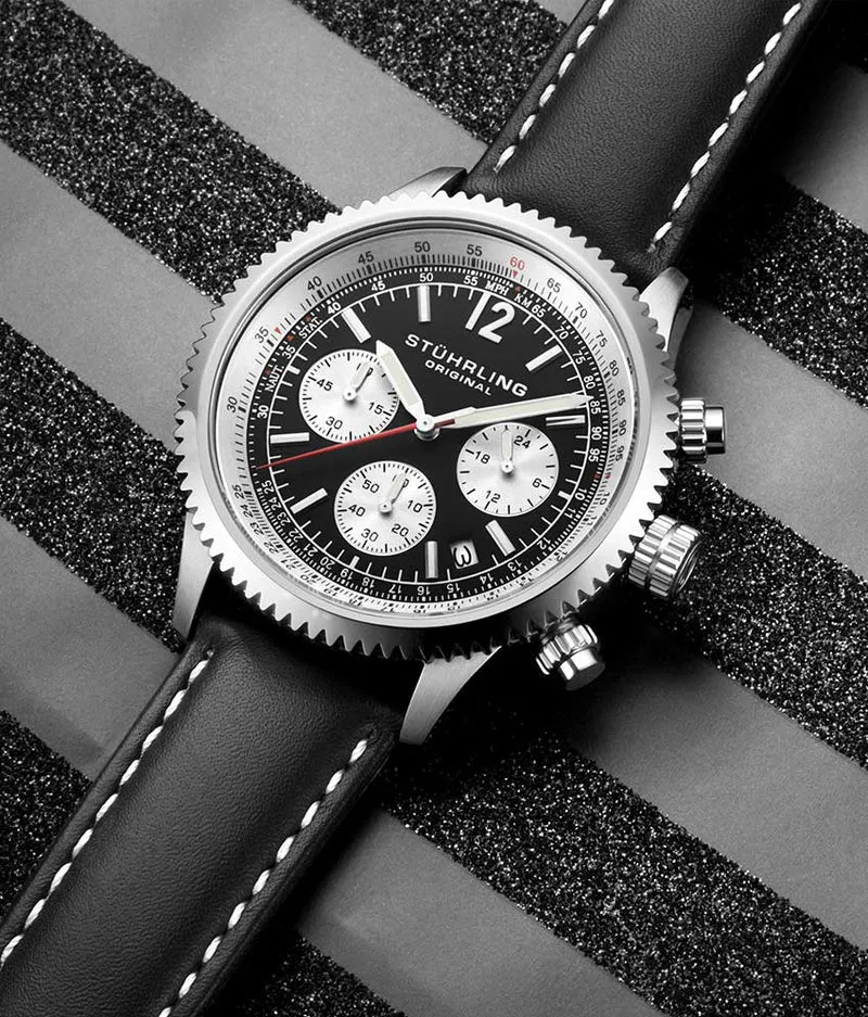 Stührling Monaco 669 Quartz 42mm Chronograph