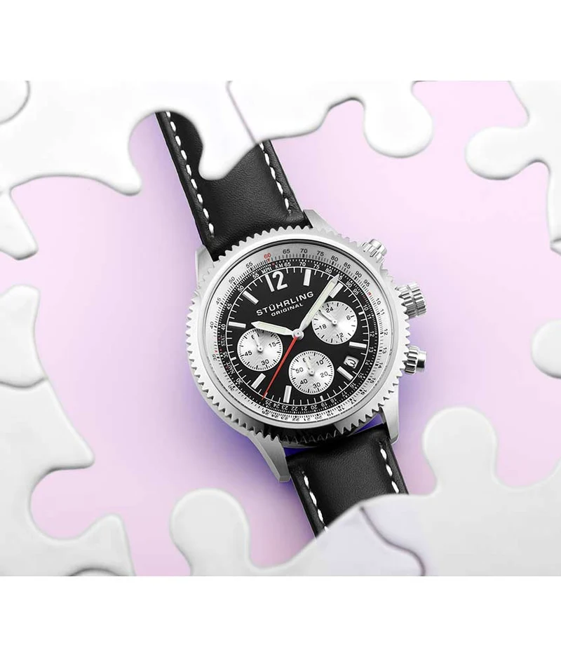 Stührling Monaco 669 Quartz 42mm Chronograph