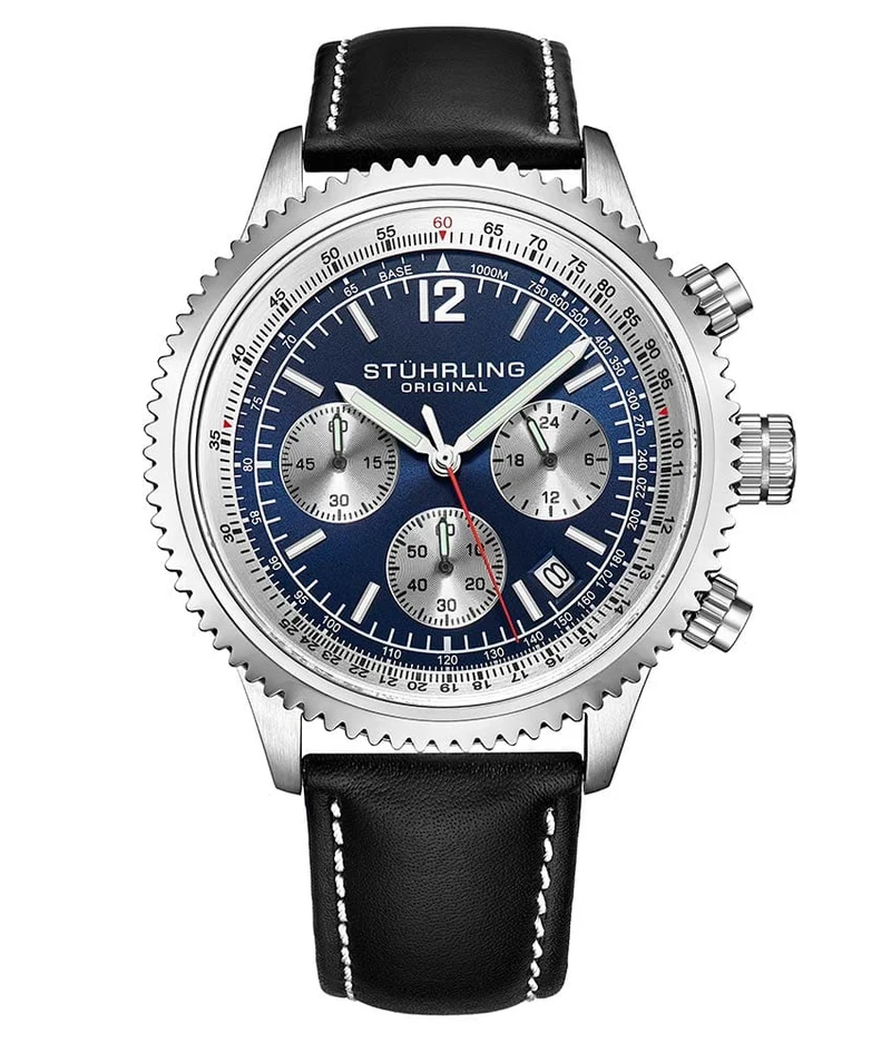 Stührling Monaco 669 Quartz 42mm Chronograph