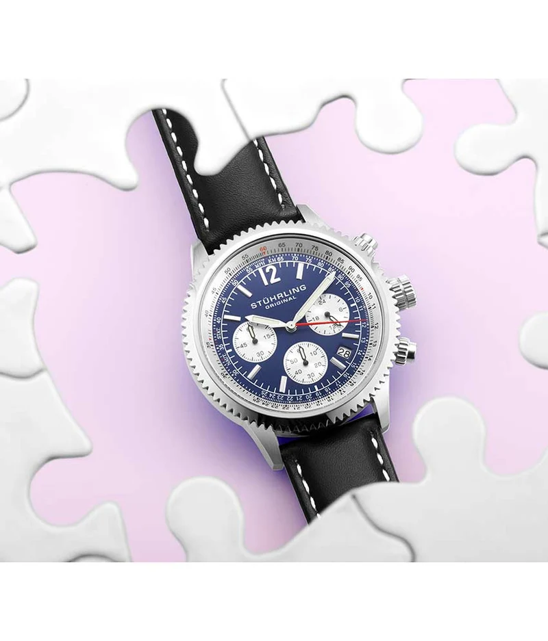 Stührling Monaco 669 Quartz 42mm Chronograph