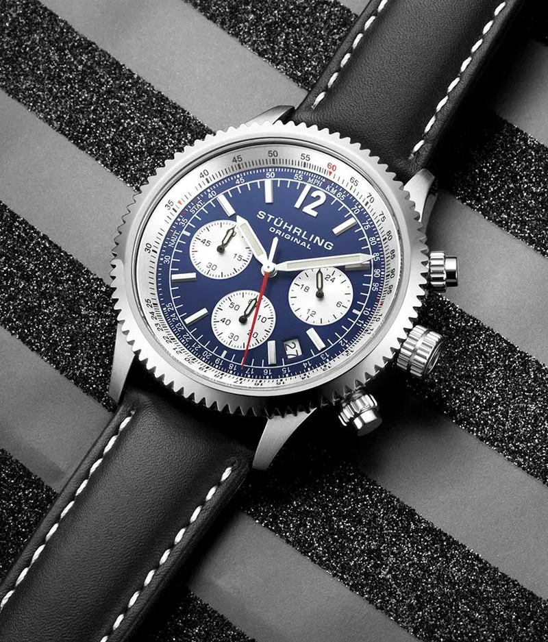 Stührling Monaco 669 Quartz 42mm Chronograph