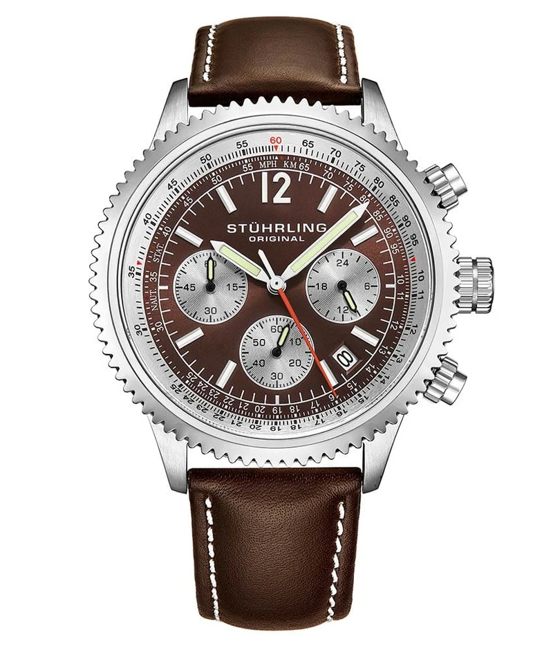 Stührling Monaco 669 Quartz 42mm Chronograph