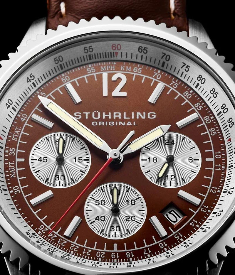 Stührling Monaco 669 Quartz 42mm Chronograph