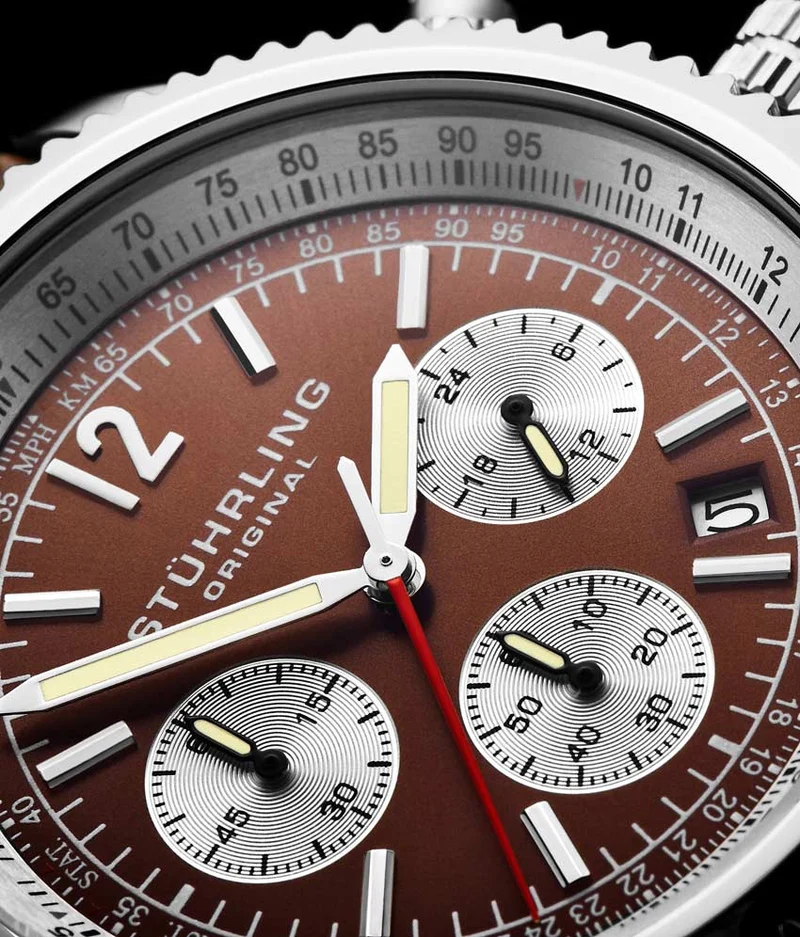 Stührling Monaco 669 Quartz 42mm Chronograph