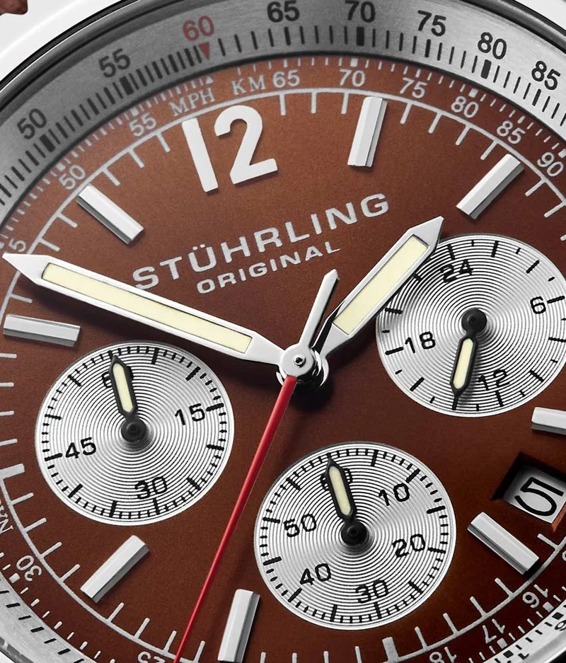 Stührling Monaco 669 Quartz 42mm Chronograph
