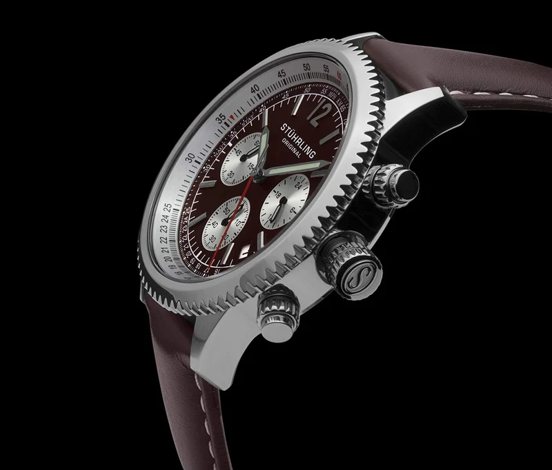 Stührling Monaco 669 Quartz 42mm Chronograph
