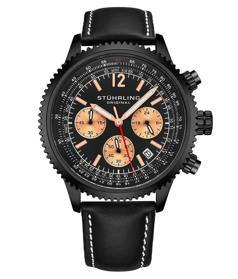 Stührling Monaco 669 Quartz 42mm Chronograph