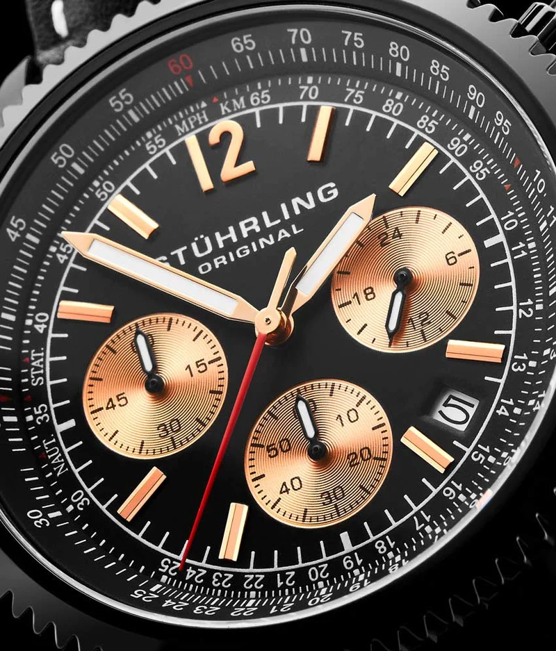 Stührling Monaco 669 Quartz 42mm Chronograph