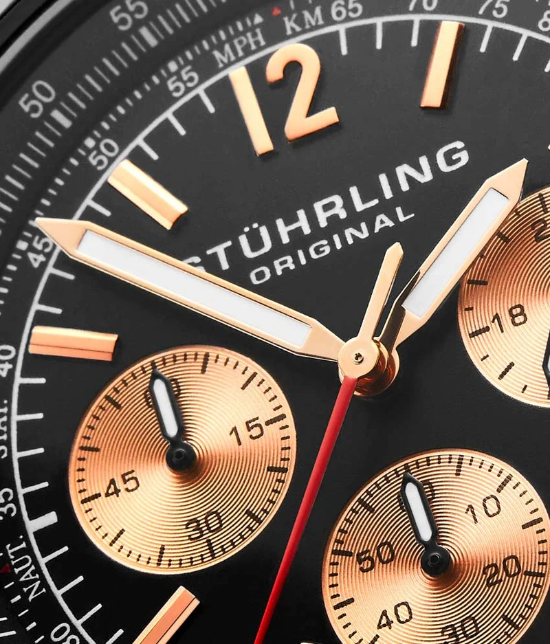 Stührling Monaco 669 Quartz 42mm Chronograph