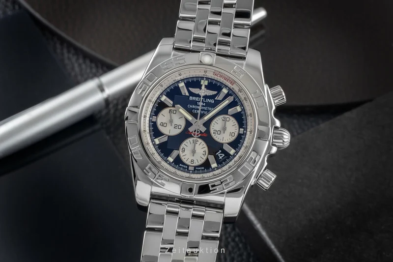 Breitling Chronomat 44 chronograph steel automatic men's watch A011B67PA AB0110 [2600239]