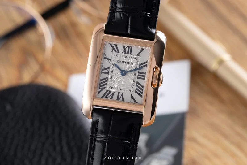 Cartier Tank 18 ct red gold quartz women's watch W5310027 [2600520]