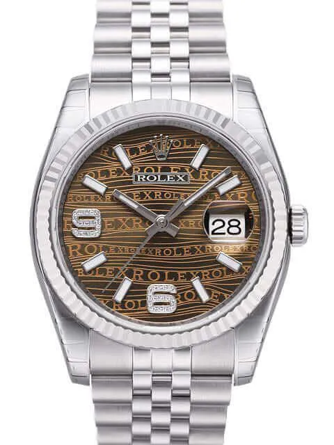 Rolex Datejust 36 116234 Bronze Wave DIA Jubile-Band